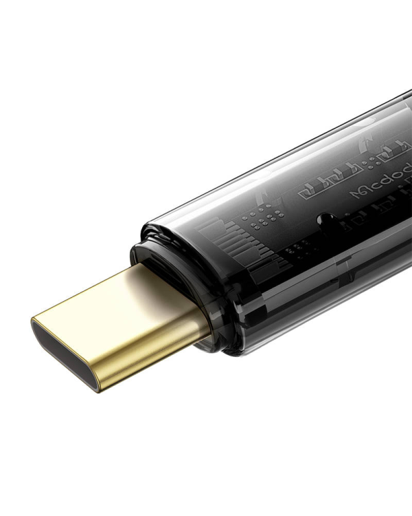 USB to USB-C cable, Mcdodo CA-2090, 6A, 1.2m (black)