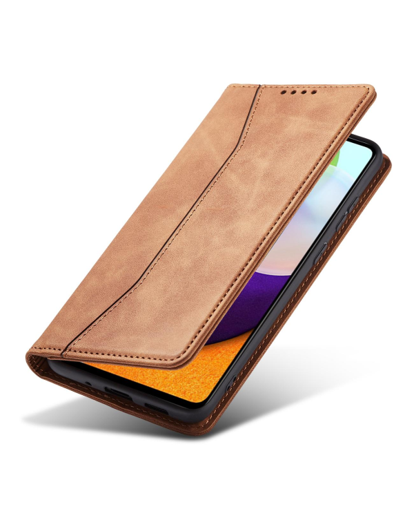 Fusion Magnet Fancy 2 книжка чехол для Samsung A526 / A525 / A528 Galaxy A52 5G / A52 4G / A52s коричневый