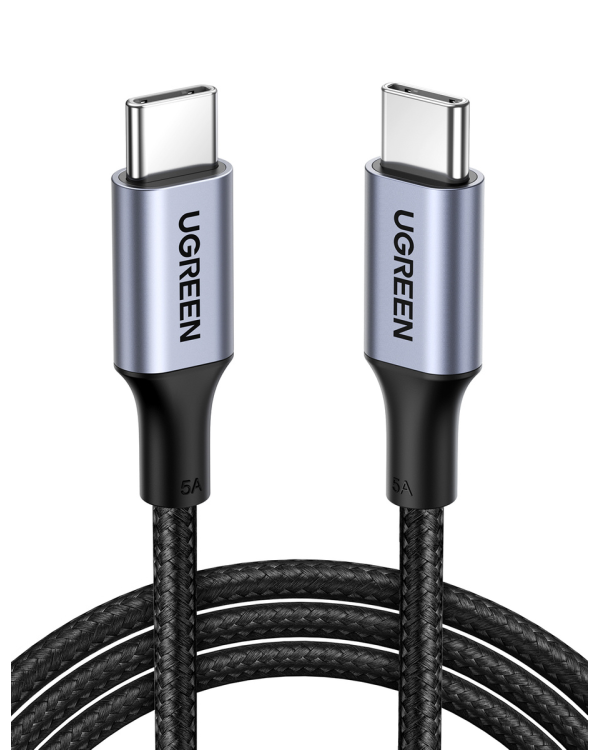 Кабель Type C - Type C UGREEN US316, 100 Вт, 3 м (черный)