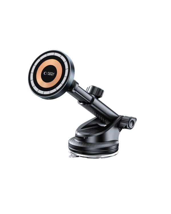 TECH-PROTECT MM15W-V5 МАГНИТНЫЙ MAGSAFE ПРИБОРНАЯ ПАНЕЛЬ И ВЕНТИЛЯЦИЯ АВТОМОБИЛЯ КРЕПЛЕНИЕ БЕСПРОВОДНОЕ ЗАРЯДНОЕ УСТРОЙСТВО 15W ЧЕРНЫЙ