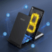 Choetech two-coil fast wireless charger 15W stand black + 1.2m micro USB cable (T524-F)