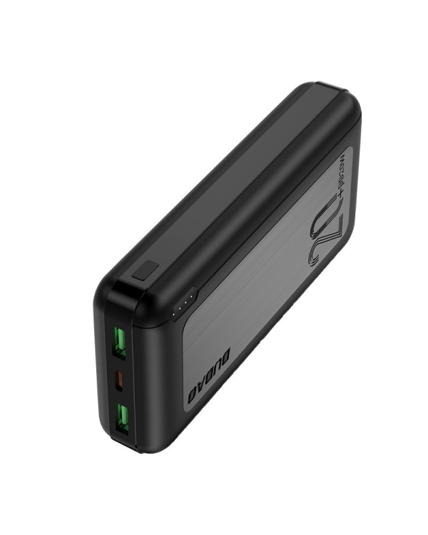 Dudao power bank 20000 mAh Power Delivery 20 W Quick Charge 3.0 2x USB | USB Type C white (K12PQ + white)