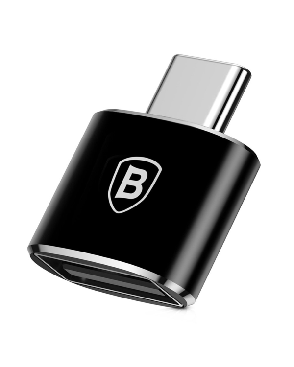 Дополнительное изображение книги «Baseus USB to USB Type-C Adapter 2.4A (Black)»