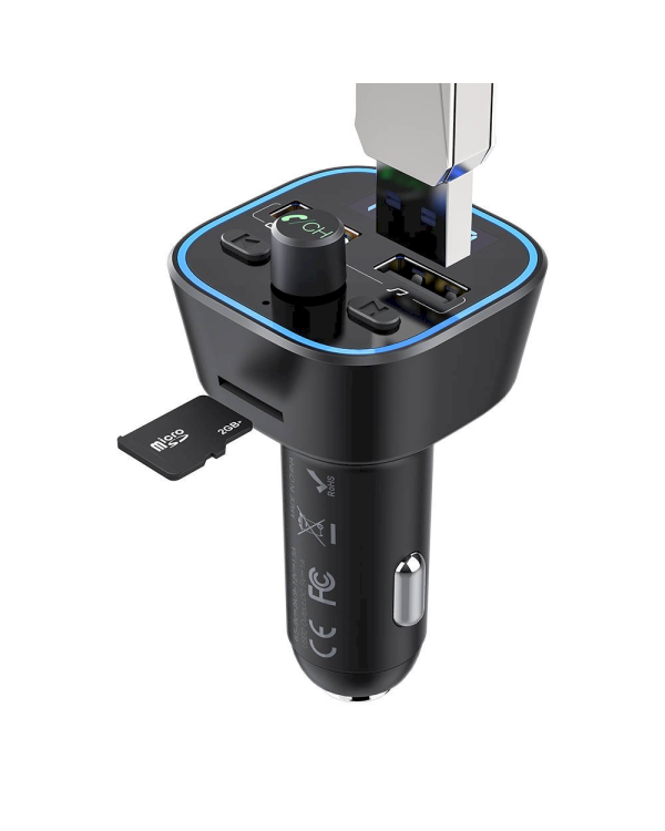 Bluetooth 5.0 BlitzWolf BW-BC1, 2x USB + MicroSD 