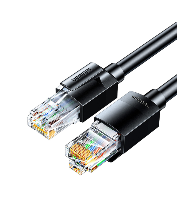 Ugreen Cat6A UTP Ethernet кабель 8 м - черный