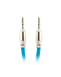 Forever HQ AUX провод 3.5 mm -> 3.5 mm 90 cm Синий