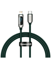 USB-C cable for Lightning Baseus Display, PD, 20W, 1m (green)