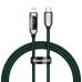USB-C cable for Lightning Baseus Display, PD, 20W, 1m (green)