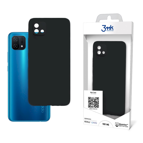 Обложка книги «Oppo A16k - 3mk Matt Case black»