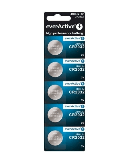EverActive CR2032 Tаблетка 3V литиевая батарея (5BB)