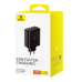 Настенное зарядное устройство Baseus OS-Cube Pro 2xUSB-C + USB, 65 Вт (черный)