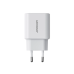 Joyroom JR-TCF05 20W USB-C | USB-A Fast Dual Port Wall Charger - White + USB-C - Lightning 1m