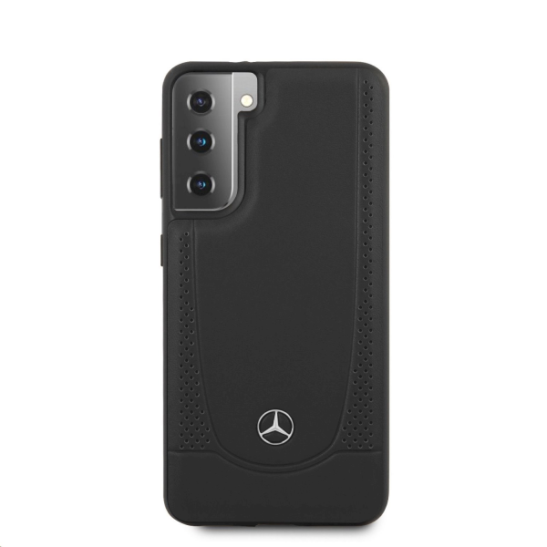 Обложка книги «MEHCS21SARMBK Mercedes Leather Urban Cover for Samsung Galaxy S21 Black»