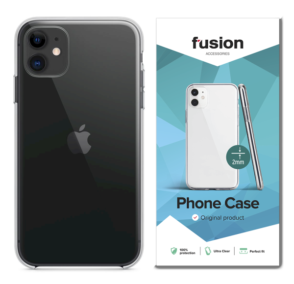 Fusion Ultra Clear Series 2 mm Силиконовый чехол для Xiaomi Mi Note 10 Lite Прозрачный (EU Blister)