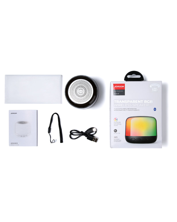Joyroom bluetooth 5.0 RGB Wireless Speaker Black (JR-ML03)