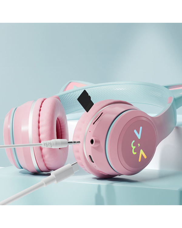 Наушники CATEAR - Bluetooth CA-042 бирюзовые