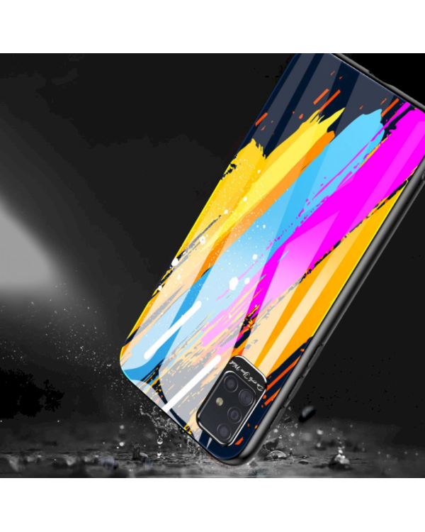 Fusion Color Glass Back Case Силиконовый чехол для Apple iPhone 11 (Desing 3)