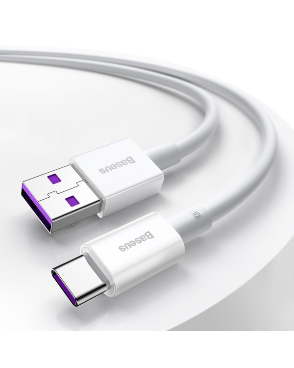Дополнительное изображение книги «Baseus Superior USB - USB Typ C fast charging data cable 66 W (11 V | 6 A) Huawei SuperCharge SCP 1 m black (CATYS-01)»