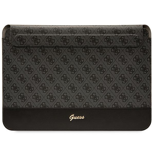 Guess Sleeve GUCS14PS4SGK 14" czarny| black 4G Stripe Metal Logo