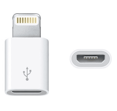 Fusion (MD820ZM/A) Универсальный Адаптер Micro USB на Lightning Белый