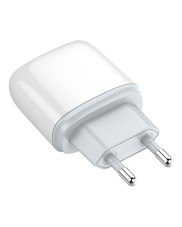 Wall charger LDNIO A2424C USB, USB-C 20W + Lightning Cable
