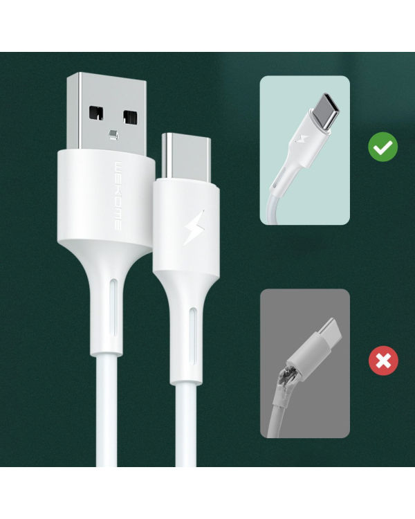 WK Design YouPin cable USB - micro USB 3A 1m black (WDC-136m)