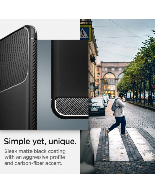 Чехол SPIGEN Rugged Armor ACS03986 для Samsung Galaxy S22 - матовый черный