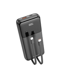 Borofone Power Bank 20000mAh BJ22A - USB - PD QC 3.0 22,5W with Type C and Lightning cables black