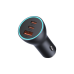 Baseus Golden Contactor Pro car charger, 2x USB-C, 1x USB, 65W (gray)