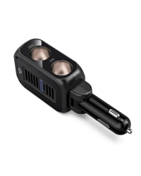 Blitzwolf BW-CLA1 Car Charger with Splitter Black