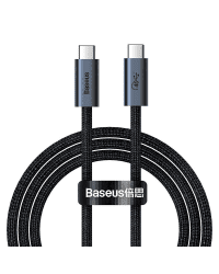 Baseus Flash Series Cable USB-C to USB-C, USB 4, 100W, 1m (black)