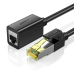 Ugreen extension cable Ethernet RJ45 Cat 7 10000 Mbps / 10 Gbps internet cable 2 m black (NW148)
