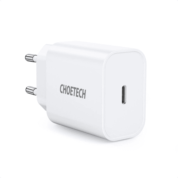 Choetech AC Adapter EU Fast Charging Adapter USB Type C Power Delivery 20W 3A white (PD5005-EU)