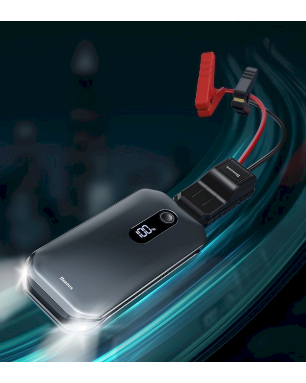 Baseus Power Starter Super Energy Car Jump Starter 12000 mAh 12 V (1000 A / 600 A) red (CRJS03-09)