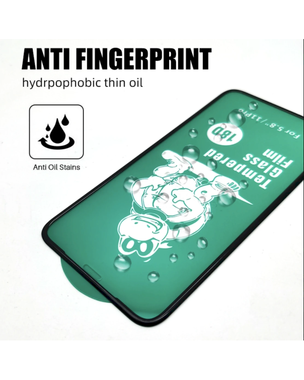 Fusion Full Glue 18D Tempered Glass Защитное стекло для экрана Apple iPhone 12 / 12 Pro Черное