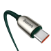 Baseus USB Type C - USB Type C cable 100 W (20 V | 5 A) 1 m Power Delivery with display screen power meter white (CATSK-B06)