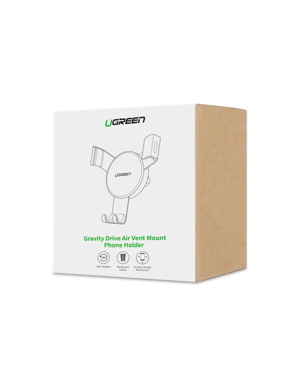 Ugreen gravity phone holder for air outlet gray (50564)