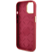 GUHCP15SSMBSLM Guess iPhone 15 6.1" hardcase Silicone Script Metal Logo & Frame magenta