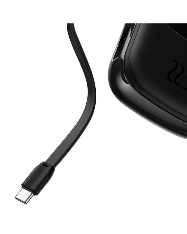 Powerbank Baseus Qpow PRO with cable, 20000mAh, 22.5W (Black)