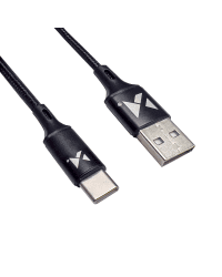 Wozinsky cable USB - USB Type C 2,4A 1m black (WUC-C1B)