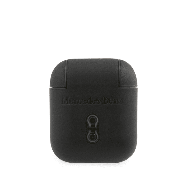 Обложка книги «MEA2CSLBK Mercedes Leather Case for AirPods 1/2 Black»