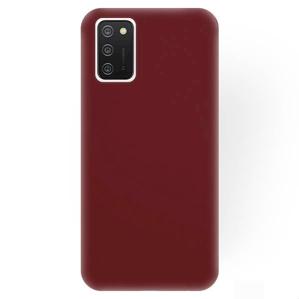 Fusion soft matte back case силиконовый чехол для Samsung A025 Galaxy A02S темно красный