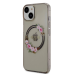 Guess PC|TPU Flowers Ring Glossy Logo MagSafe чехол для iPhone 14 черный