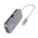 6in1 Blitzwolf adapter BW-TH10 Hub USB-C to 3xUSB 3.0, HDMI, RJ45, AUX, USB-C PD 3.0 100W