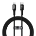 Baseus HALO USB-C -> Lightning Провод для Зарядки 18W / PD / LED / 100 cm Черный