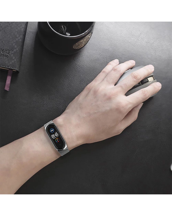 Дополнительное изображение книги «Tech-Protect Stainless bracelet for Xiaomi Mi Smart Band 7 | 7 NFC - black»