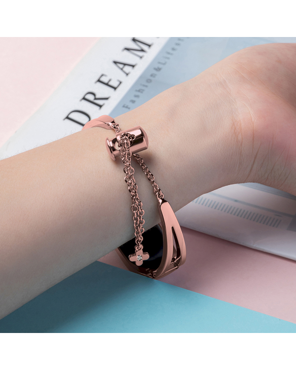 Fusion Metal Bracelet ремешок для часов Xiaomi Mi Band 3 / 4 / 5 / 6 розовый