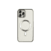 Fusion MagSafe Electroplate силиконовый чехол для Apple iPhone 14 Pro серебряный
