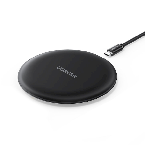 Обложка книги «Ugreen Qi 15W wireless charger black (80537)»