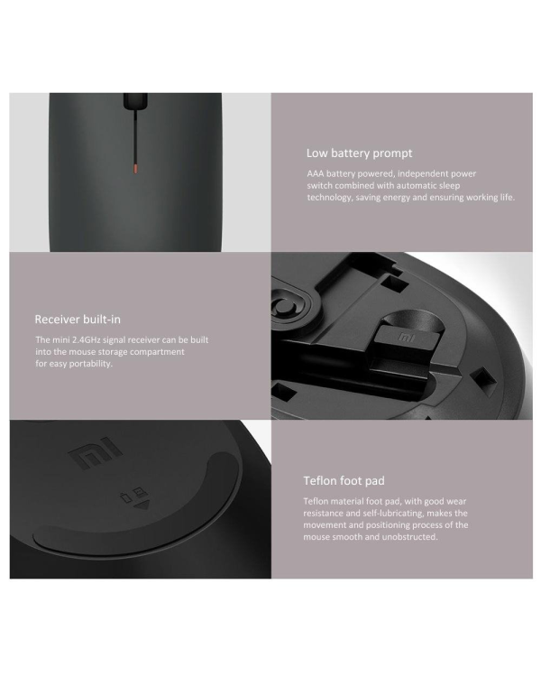 Дополнительное изображение книги «Xiaomi Wireless Mouse Lite Black»